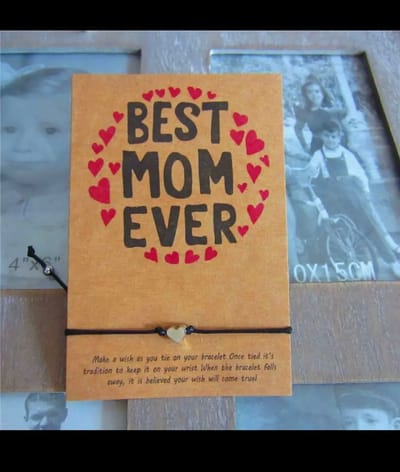 Akyol - Armband | Best mom ever | Sieraad | Armband | Bedankje | Cadeau |moederdag -moederdag armband -moeder dochter armband-Hartje- armband voor mama -armband voor moeder -kerst cadeau armband -gift armband-sinterklaas cadeau-leuke armband voor moe