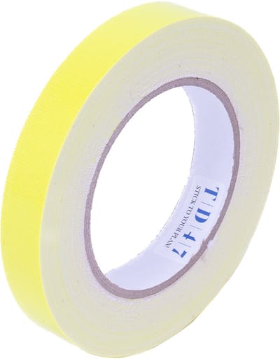TD47 Gaffa Tape 19mm x 25m Fluor Geel