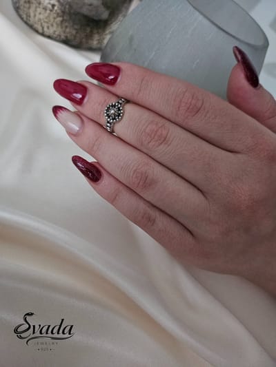 925 Sterling Zilver Ring – Scarabee Design – Verstelbare Vintage Damesring – Egyptische Stijl – Evada Jewelry