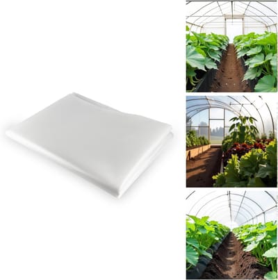 Broeikasfolie Transparant - Kasfolie UV-bestendig - Planten Beschermen - 800 Windbogen Dikte - 2x3 Meter - Transparant