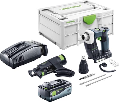 Festool DURADRIVE DWC 18-2500 Basic accuschroevendraaier 18 V 18 Nm borstelloos + 1x accu 8.0 Ah + snellader + systainer