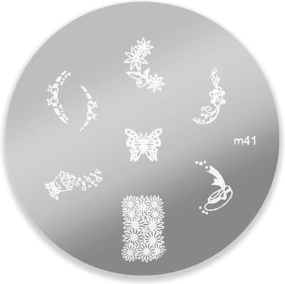 DRM Nail Art Stempelplaat #M41