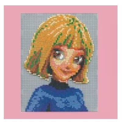 Stickit Trendy Girls - Victoria, ca. 1.750 steentjes, compatibel met Ministeck