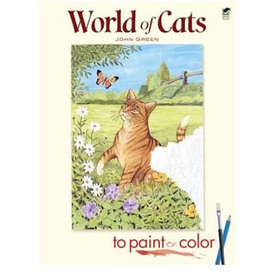 World Of Cats To Paint Or Color - John Green