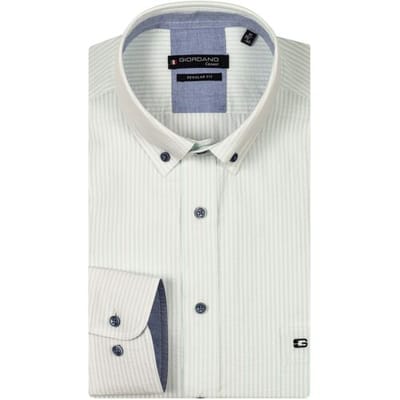 Giordano Overhemd Ivy Seersucker Stripe Appel / male