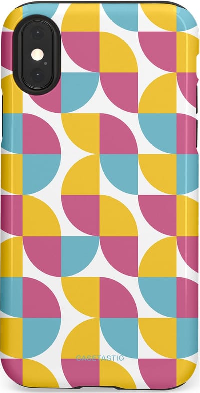 Casetastic Hoesje Geschikt voor Apple iPhone X/Xs - Stijlvolle Beschermende Duo-layer Case - Cirkeldroom