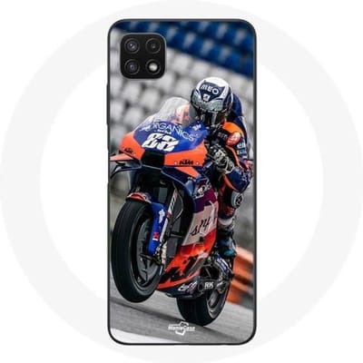 Coque - Maniacase - Samsung Galaxy A22 5G - Miguel Oliveira Moto GP 88 - Souple - Noir noir