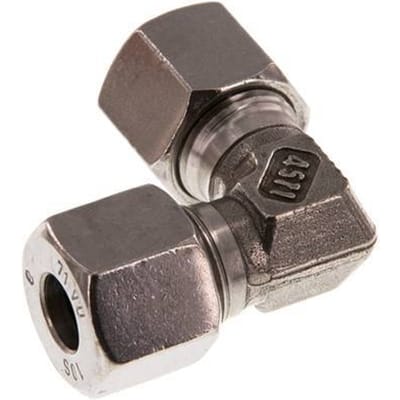 10S RVS Elbow 90deg Snijring 630 Bar DIN 2353 - FL2E-C-ST-10-S