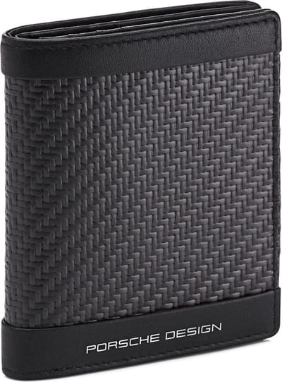 PORSCHE DESIGN Kaarthoes Carbon Billfold 6 Black Zwart Grijs
