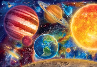 Bluebird Puzzle legpuzzel Stunning Solar System 1000 stukjes ruimte.