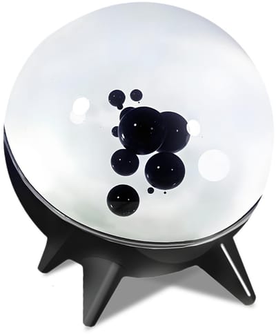Cosensi - Ferrofluid Sound Visualizer - Ritmelamp - Betoverende visualisaties - Desktop Decor - Magnetische vloeistof - Geschikt voor muziekervarin...