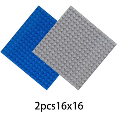 2 stuks 16x16 Blokken Basisplaten Werkt Met Gangbare s Speel Speelgoedaccessoires Voor Kindercreativiteit 2pcs16x16