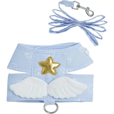 Kat Hond Harnas Ketting Lijn Halsband Huisdierartikelen Accessoires Kawaii Engel Vleugel Vest Harnas Voor Honden Katten Gepersonaliseerde Benodigdheden XL
