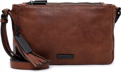 SURI FREY Schoudertas Celly Crossover Bag Cognac / Black Bruine