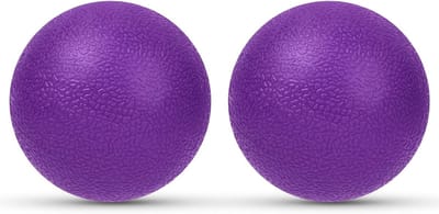 Massagebal Set voor Spierontspanning - 2 Stuks Harde Massageballen voor Plantar Fasciitis, Trigger Point Therapie en Diepe Weefselmassage
