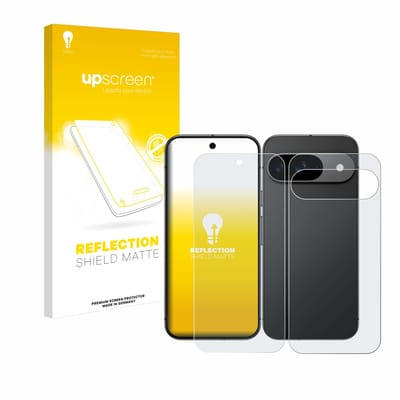 upscreen - Screenprotector voor Google Pixel 9 (Voor+Achter) - Folie Beschermfolie anti glare matte