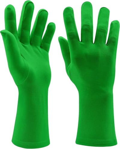 Chroma Key Groene Handschoenen voor Greenscreen Effecten