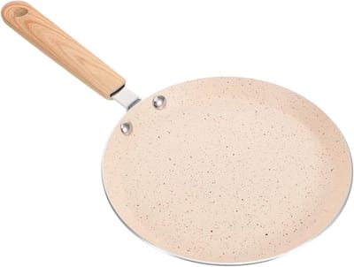 Pannenkoekenpan Tortilla - Omelet Koekenpan - Ontbijt Bakken - Anti-aanbaklaag - 33.70X18.00CM - Khaki