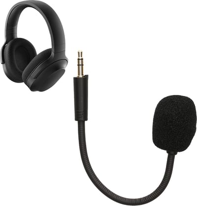 kwmobile microfoon voor gaming headset - geschikt voor Razer Barracuda X - 10 cm - In zwart