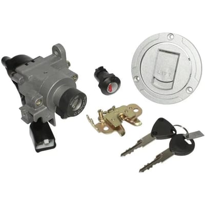 Kit serrure P2R pour Scooter Peugeot 50 Speedfight 3 Après 2009 4 fils Neuf