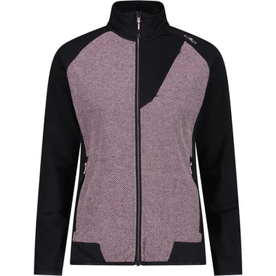 Hybride technische fleece met rits vrouw CMP