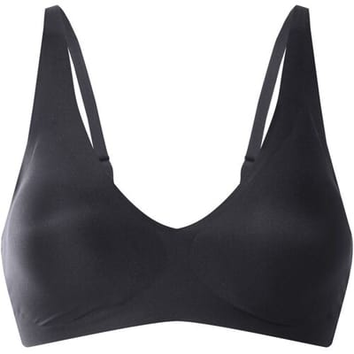 ESMARA Dames lasercut-bh zonder beugels - onzichtbaar & seamless (Zwart, S (36/38))