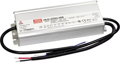 Mean Well HLG-320H-48B LED-driver, LED-transformator Constante spanning, Constante stroomsterkte 321 W 6.7 A 24 - 48 V/