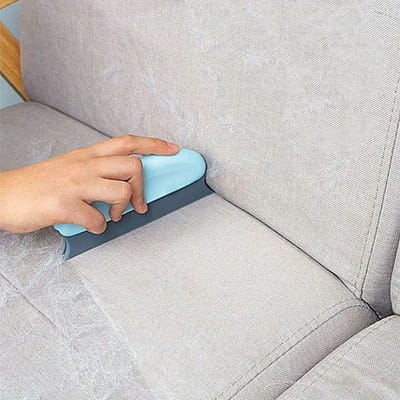 Borstel Voor Het Verwijderen Van Dierenhaar I Pluizenverwijderaar Meubels I Voor Kleding, Meubels, Auto, Tapij Etc. I Blauw