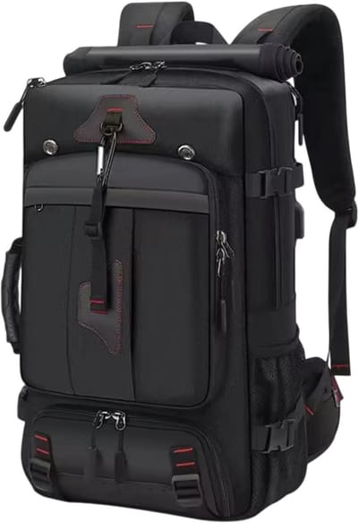 Grote Reisrugzak - Backpack – Maat M – met Laptopvak tot 15,6 Inch, Schoenenvak en Ruim Bagagecompartiment voor Vakantie, Werk en Dagelijks Gebruik