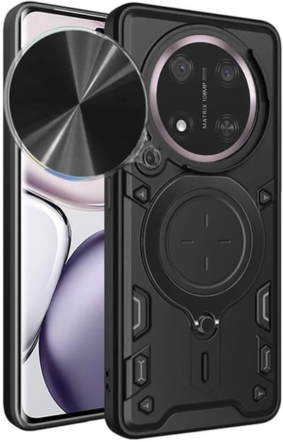 Hoesje geschikt voor HONOR Magic7 Lite/X9c - Techsuit CamGuard Pro Back Cover - Zwart