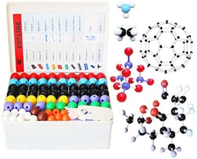 Moleculaire Modelbouwset voor Scheikunde - 444 Delen Educatieve Kit