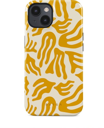 BURGA Telefoonhoesje voor iPhone 15 PLUS - Schokbestendige Hardcase Hoesje - Sunbeams
