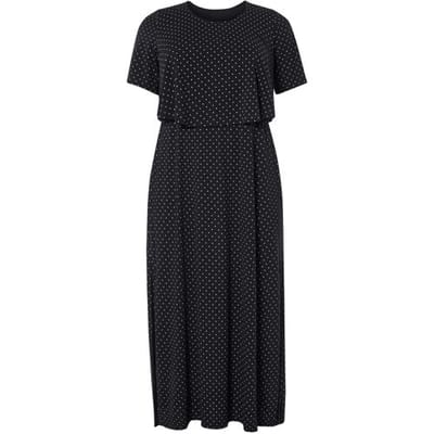 ESMARA Dames jurk - plus size (Zwart, XL (48/50))
