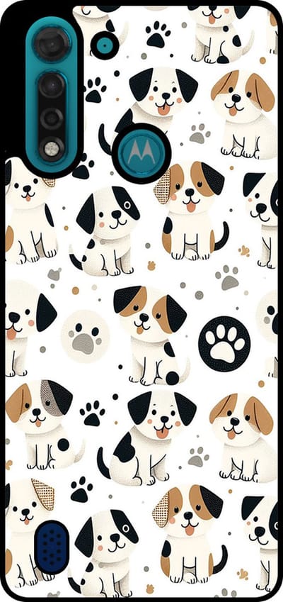 Smartphonica Telefoonhoesje Geschikt voor Motorola Moto G8 Power Lite met honden opdruk - TPU backcover case dog design geschikt voor Motorola Moto G8 Power Lite
