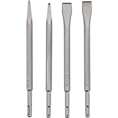 Bosch Beitelset 4 stuks Standaard 250 SDS-plus