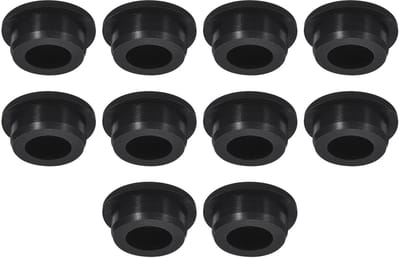 Dailygoods- Knopplug 10 Stuks - Waterdichte Rubber - Temperatuurbestendig tot 250 °C - Eenvoudig te Installeren - Verstelbaar voor Strakkere Pasvorm - Hoogwaardig Siliconenrubber - Rubberen Stop