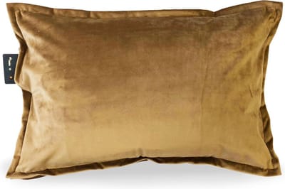 Sit & Heat - Warmtekussen Rectangle Bruin 40 x 60 cm voor binnen en buiten. [kussen van velours/Velvet/Fluweel]