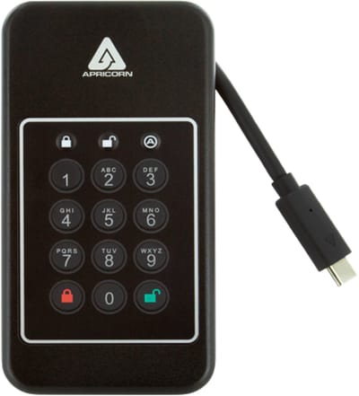 Apricorn NVX 500GB SSD - Maximale veiligheid en ’s werelds snelste harde schijf