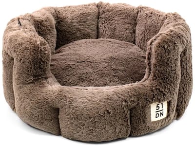 51 Degrees North 51 - Supersoft - Round Softbed - Dark Brown - M: 5