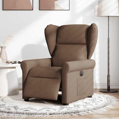 Elektrische relaxstoel - Comfortabele fauteuil - Ontspannen na werk - Stille DC-motor - 725 x 87 cm - Bruin