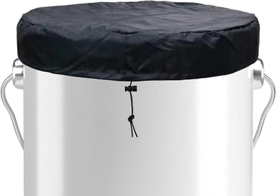 Vat Deksel - Barrel Cover - Buiten Beschermen - Waterdicht Oxford Doek - 150 x 10 cm - Zwart