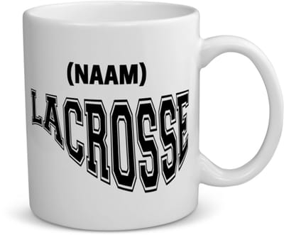 Akyol - lacrosse met eigen naam koffiemok - theemok - Sport - lacrosse - sport - 350 ML inhoud