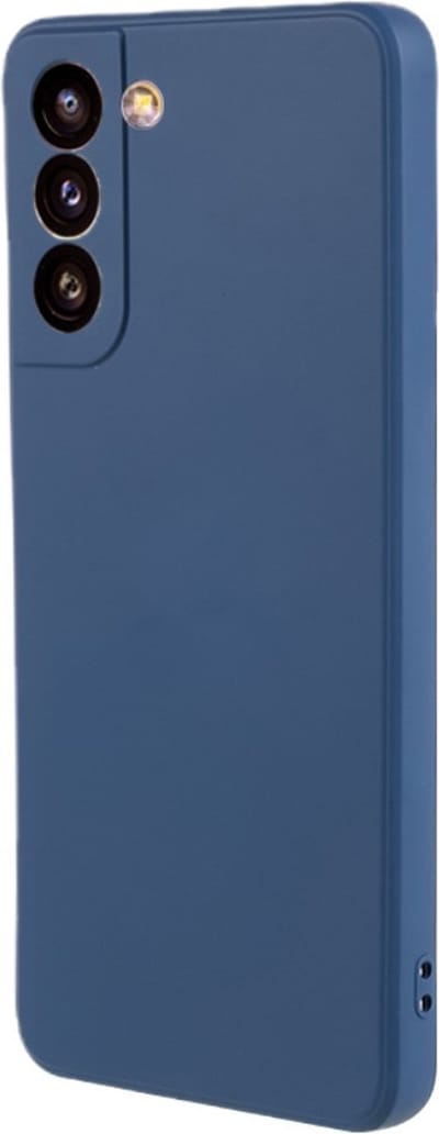 Coverup Hoesje - Geschikt voor Samsung Galaxy S21 Hoesje - Coverup Colour TPU Back Cover - Metallic Blue