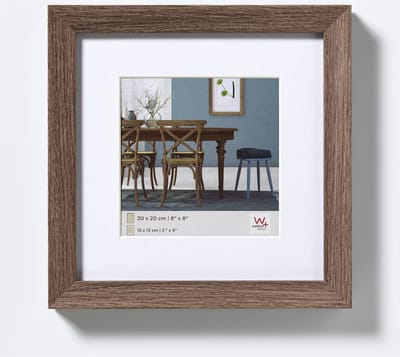 Walther Fiorito - MDF Houten lijst - Fotoformaat 20x20 cm - Walnoot