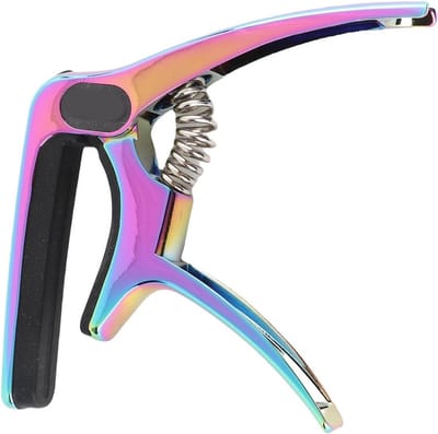 Guitar Capo met Plectrumhouder en Zachte Padding voor Akoestische en Elektrische Gitaren, Ukulele en Mandoline Accessoires voor Muzikanten