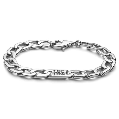 Landon Zilverkleurige Gravel Armband