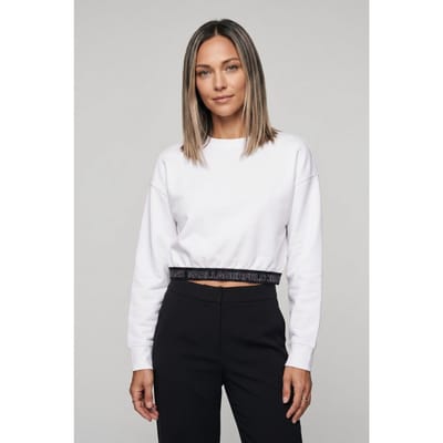Karl Lagerfeld Klj Reg Open Shoulder Sweat White Taglia: XS | Maglie a manica lunga Outlet | Donna | Bianco