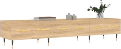 Tv-meubel 150x36x30 cm bewerkt hout sonoma eikenkleurig