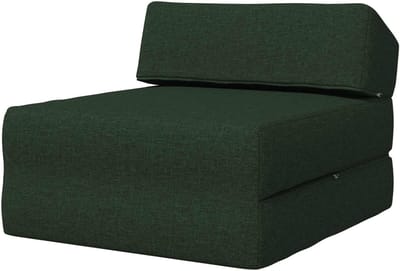 Vouwbare Bank - Slaapbank - Flexibel Zitten - Dubbele Functie - 60 x 70 cm - Donkergroen