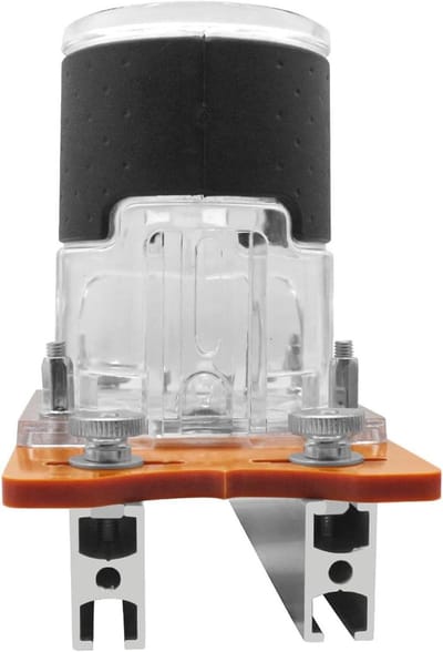 Houtfrees Basis - Palmfrees Sleufbeugel - Houtbewerking Precisie - Aluminium Legering - 0-5 cm Aanpasbaar - Zilver